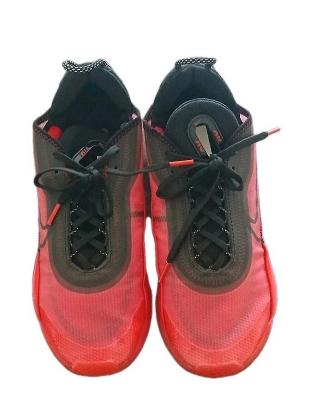 Nike Air Max 2090 Bred Red & Black Sneakers Men's Size:8 Basketball Shoes - Picture 2 of 11